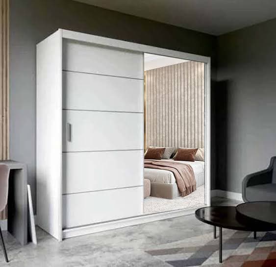 Lyon Glass Door Wardrobe variation 1