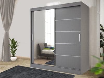 Lyon Glass Door Wardrobe variation 4