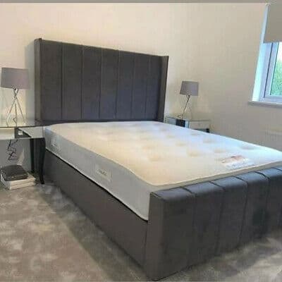 Majestic Panel Wingback Bed variation 10