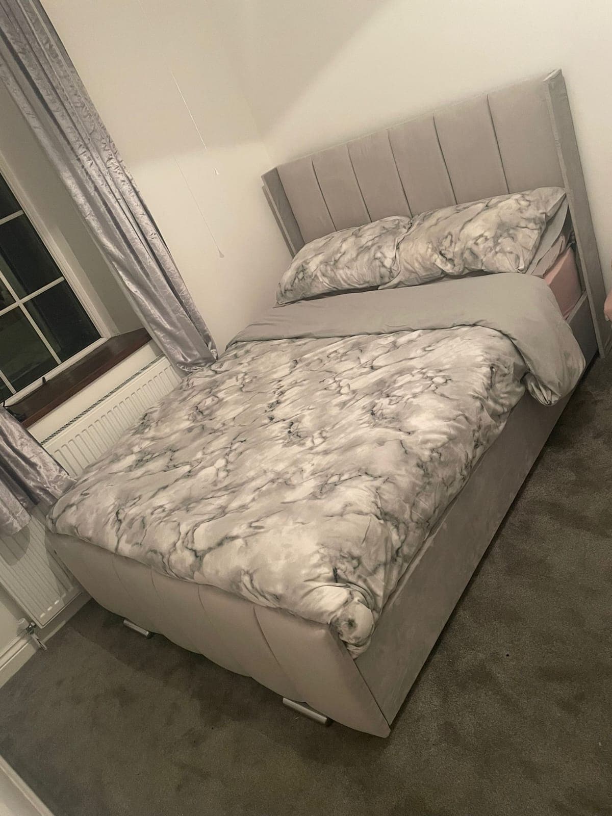 Majestic Panel Wingback Bed variation 6