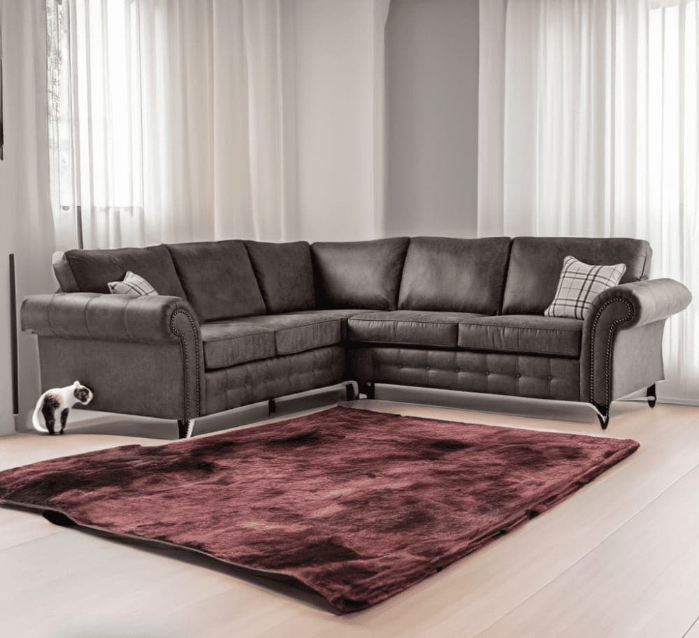 Oak Tan Corner Sofa variation 2