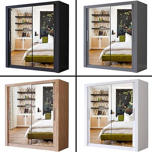 Milan Glass Door Wardrobe 5