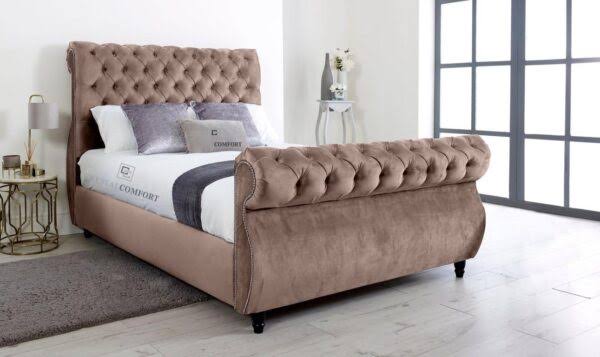 Swan Sleigh Bed 4