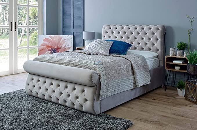 Swan Sleigh Bed 6